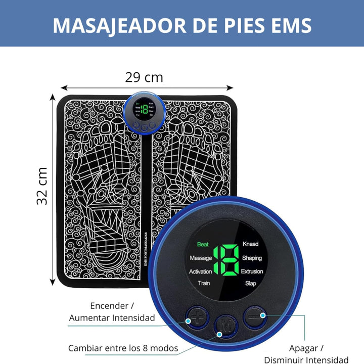 Masajeador de pies eléctrico